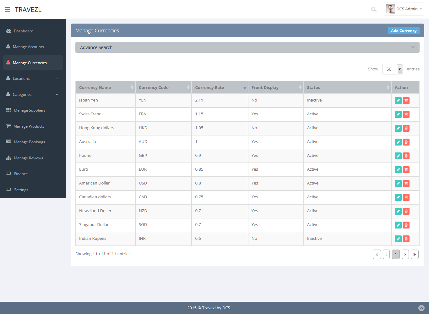 Travezl_Manage_Currencies